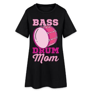 Maman grosse caisse - Robe T-shirt Femme - noir - Devant