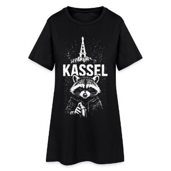 Kassel Hercules Raton laveur Kassel - Robe T-shirt Femme - noir - Devant