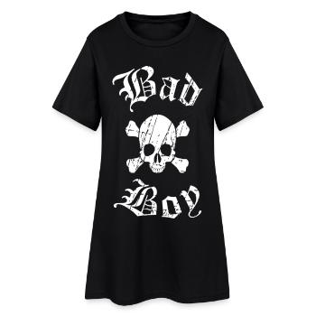Conception de tatouage de crâne - Robe T-shirt Femme - noir - Devant