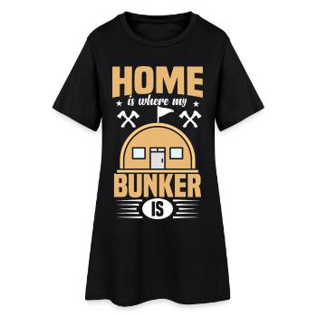 Prepper Gear Survivalismus Must-Haves Vorbereitung - Frauen T-Shirt-Kleid - Schwarz - Vorne