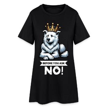 Avant de demander Berger Blanc Berger Berger - Robe T-shirt Femme - noir - Devant