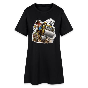 Pope comme une légende - Robe T-shirt Femme - noir - Devant