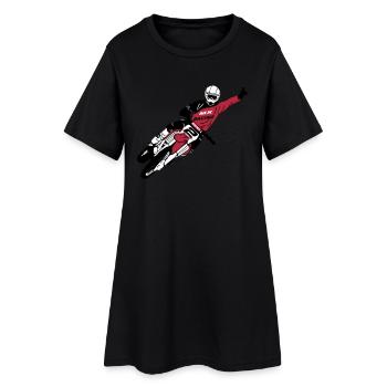 Moto Cross - motocross - Women’s T-Shirt Dress - black - Front