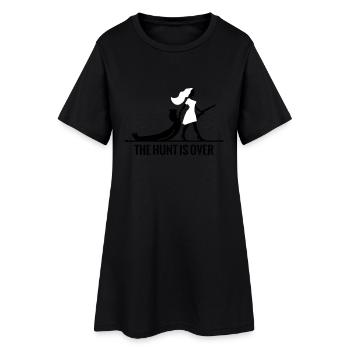 The hunt is over JGA Junggesellenabschied Party - Robe T-shirt Femme - noir - Devant