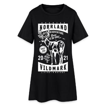 Norrland Vildmark 2021 - Robe T-shirt Femme - noir - Devant