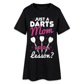 Darter Mom - Do You Need a Lesson - Women’s T-Shirt Dress - black - Front