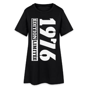 Vintage 1976 Vintage Anniversaire Rétro Cadeau - Robe T-shirt Femme - noir - Devant