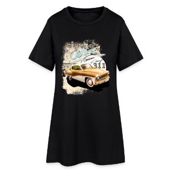 ostsee - Frauen T-Shirt-Kleid - Schwarz - Vorne