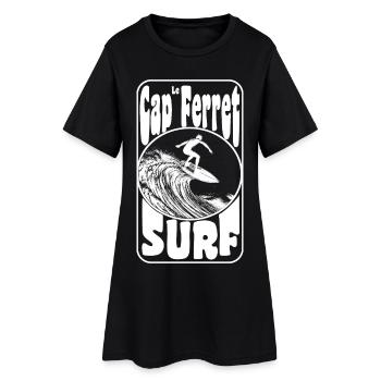 CAP FERET - Robe T-shirt Femme - noir - Devant