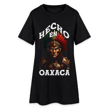 Mexiko Stolz & Heimat Mexikaner Mexico Flagge - Frauen T-Shirt-Kleid - Schwarz - Vorne