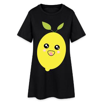 Carnaval, Carnaval, Costume, Lemon - Robe T-shirt Femme - noir - Devant