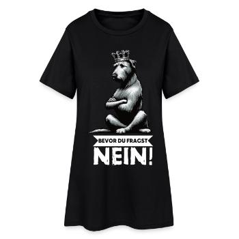 Avant que vous ne demandiez Pas de chien de loup irlandais Wolfhound - Robe T-shirt Femme - noir - Devant