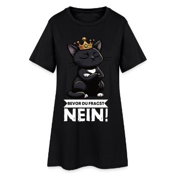 Avant que tu ne demandes Pas de chats Chats Amateur des chats - Robe T-shirt Femme - noir - Devant