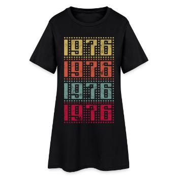 Millésime 1976 - Robe T-shirt Femme - noir - Devant