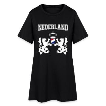 Armoiries des Pays-Bas - Robe T-shirt Femme - noir - Devant
