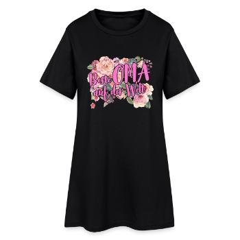 meilleur OMA - Robe T-shirt Femme - noir - Devant