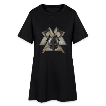 Walknot Valhalla Odin dieux foi nouveau cadeau - Robe T-shirt Femme - noir - Devant