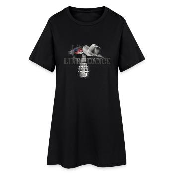 kl_linedance38 - Robe T-shirt Femme - noir - Devant