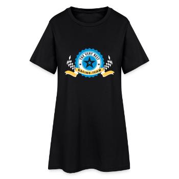 RACING TEAM - Robe T-shirt Femme - noir - Devant