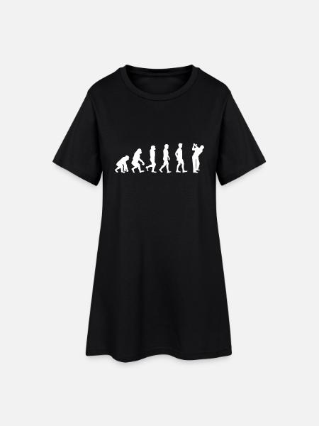 Evolution Golf - Robe T-shirt Femme - noir