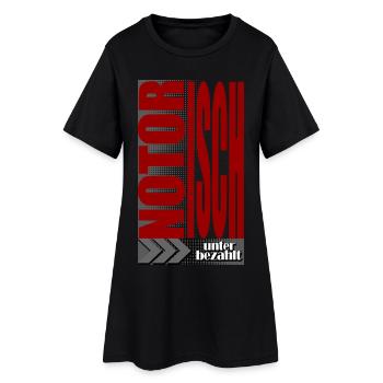 Emploi salarié notoirement sous-payé - Robe T-shirt Femme - noir - Devant