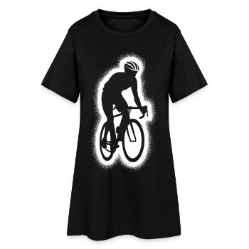 Vélo de route Vélo de route - Robe T-shirt Femme - noir - Devant