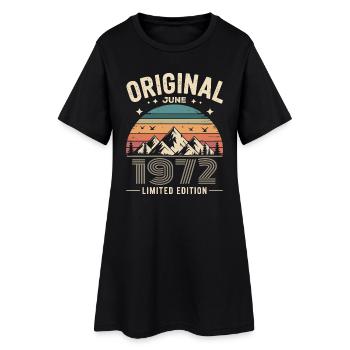 June 1972 – Legend of the Peaks and Mountains - Women’s T-Shirt Dress - black - Front