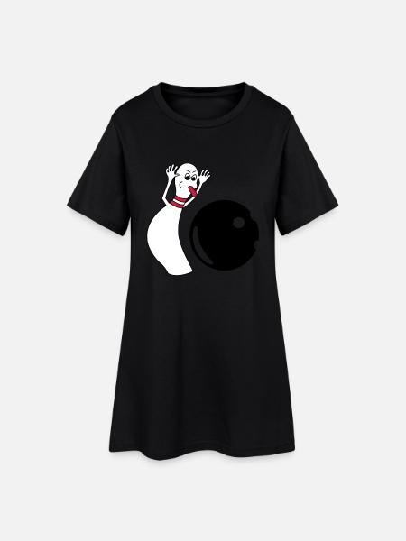 sneaky pin 2 - Robe T-shirt Femme - noir
