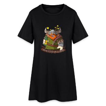 Weekend Warrior - Vikings avec de la bière le week-end - Robe T-shirt Femme - noir - Devant