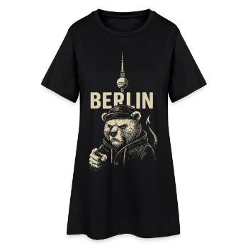 Capital Rebel - Women’s T-Shirt Dress - black - Front