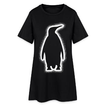 Penguins Hommes Garçons Enfants Penguin - Robe T-shirt Femme - noir - Devant