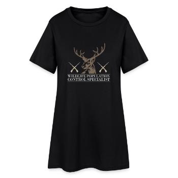 Spécialiste des animaux sauvages Chasseur Chasse Cadeau - Robe T-shirt Femme - noir - Devant