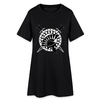 Corinth grec casque et épée - Robe T-shirt Femme - noir - Devant