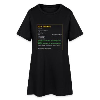 Legendäre Beste Freundin Legendär Held PC Zocken - Frauen T-Shirt-Kleid - Schwarz - Vorne