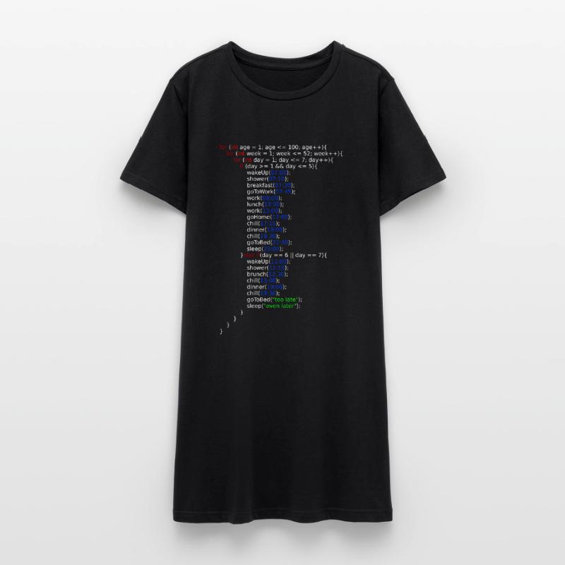My Life -- Java Code Frauen T-Shirt-Kleid
