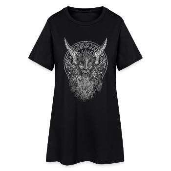 ODIN ET SES RAVENS - Robe T-shirt Femme - noir - Devant
