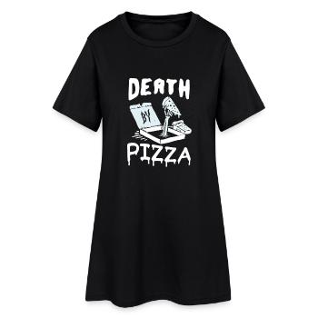 Pizza Death - Robe T-shirt Femme - noir - Devant