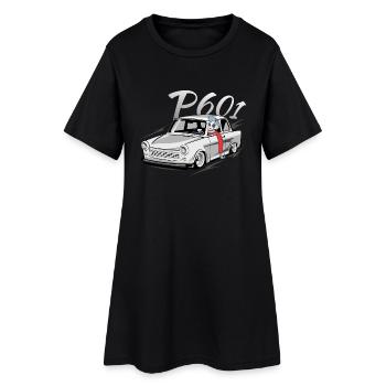  601 - Robe T-shirt Femme - noir - Devant