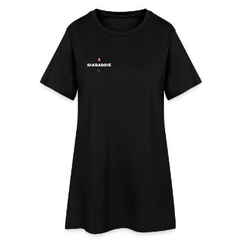 Diabaddie logo - Women’s T-Shirt Dress - black - Front