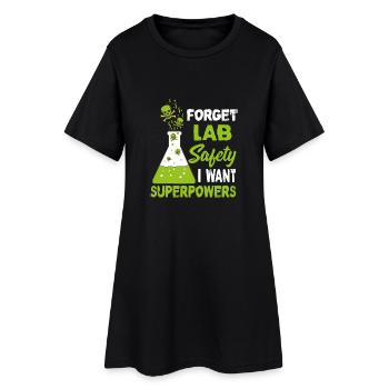 Chimiste sécurité des produits chimiques de laboratoire cadeau - Robe T-shirt Femme - noir - Devant