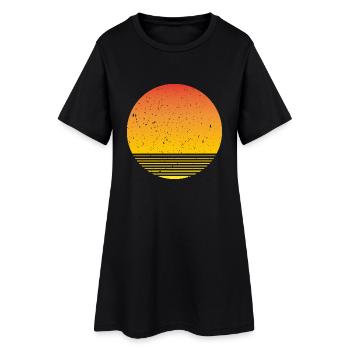 Sunshine - Women’s T-Shirt Dress - black - Front