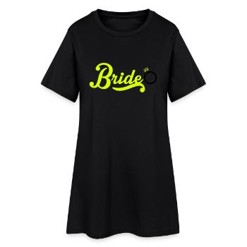 Bride - Robe T-shirt Femme - noir - Devant