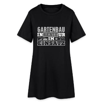 Gartenbau - Genie - Frauen T-Shirt-Kleid - Schwarz - Vorne