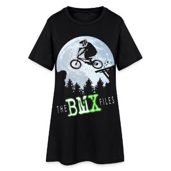 BMX files - Robe T-shirt Femme - noir - Devant