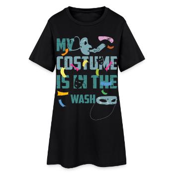 Pas de costumes pour le carnaval - Robe T-shirt Femme - noir - Devant