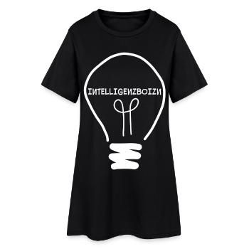 Intelligenzboizn - personne intelligente, dialecte - Robe T-shirt Femme - noir - Devant