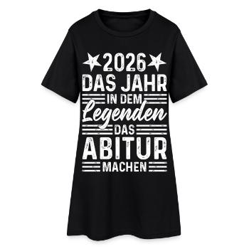2026 L’année où les légendes obtiennent leur diplôme d’études secondaires - Robe T-shirt Femme - noir - Devant