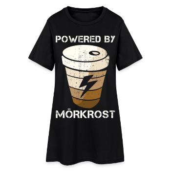 Mörkrost - Robe T-shirt Femme - noir - Devant