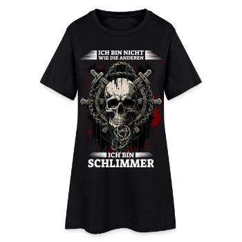 Je ne suis pas comme les autres – je suis pire - Robe T-shirt Femme - noir - Devant