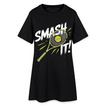 Je peux pas j ai padel - Robe T-shirt Femme - noir - Devant